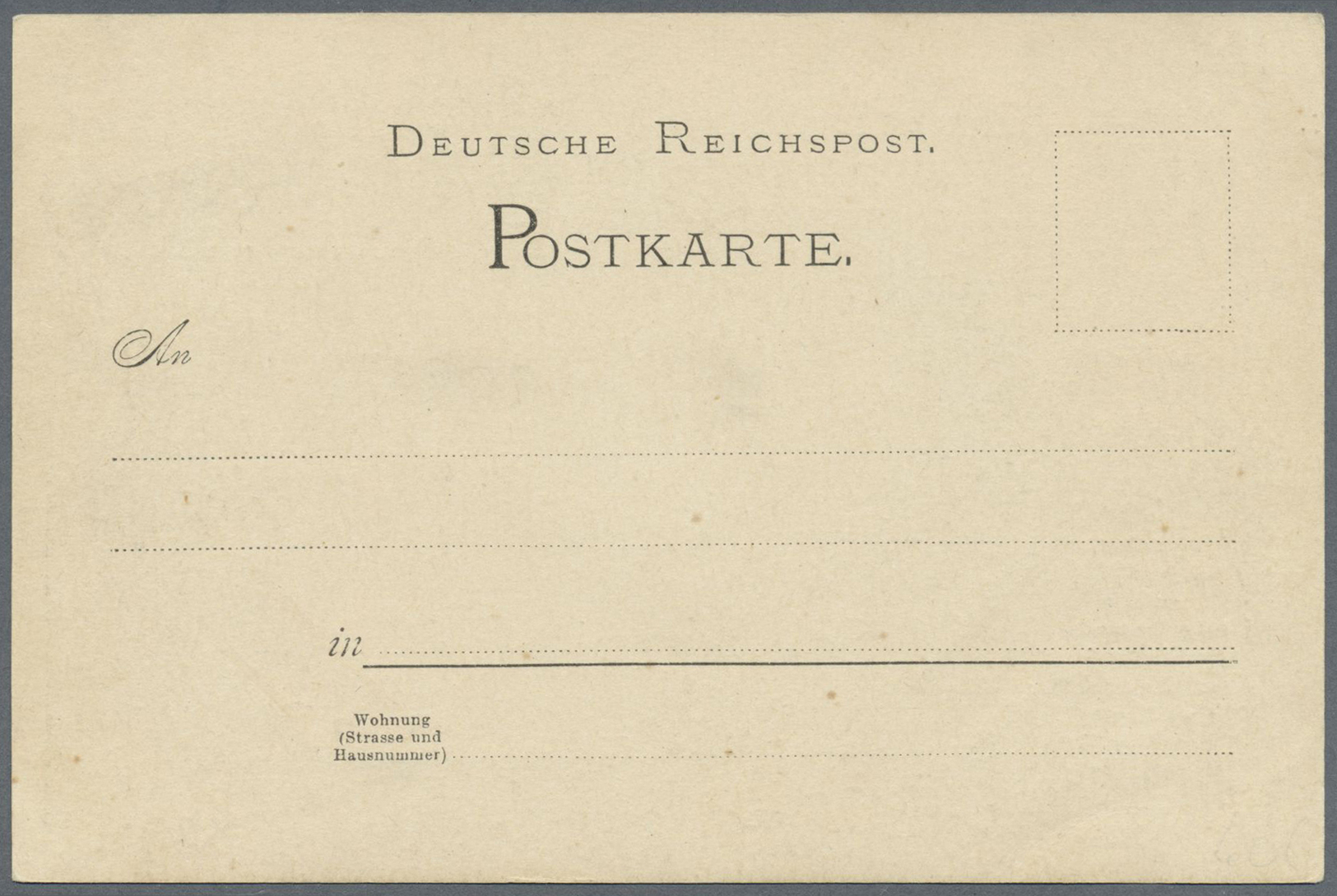 Ansichtskarten: Vorläufer: 1886 Ca., Eisenach "Gruß Von Der Wartburg", Vorläufer Ungebraucht Und In - Non Classificati