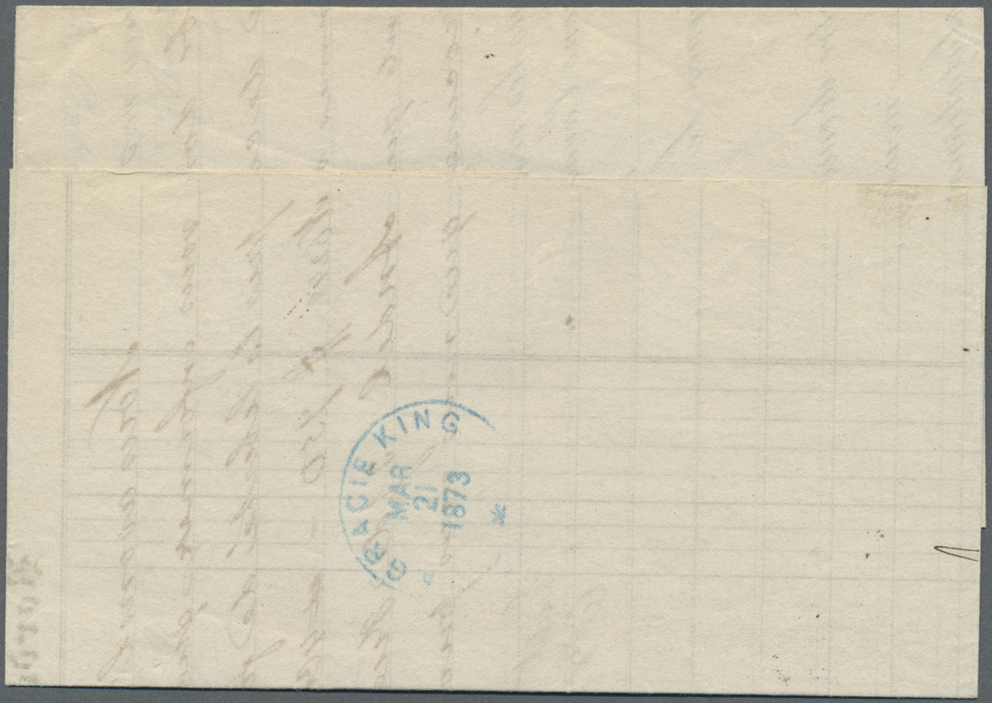 Br Niederlande: 1872, Pre UPU Letter Franked With 25 Cent Wilhelm Sent From UTRECHT To New York, USA. - Lettres & Documents