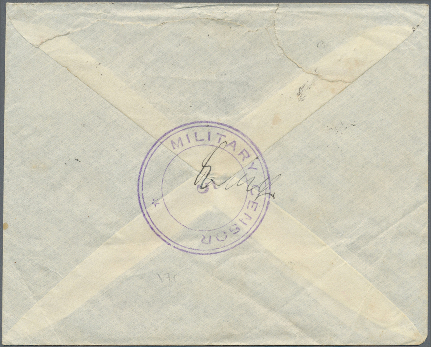 Br Kenia - Britisch Ostafrika: 1940. Air Mail Envelope Addressed To England Bearing Kenya Uganda SG 141, 30c Blue And Gr - British East Africa