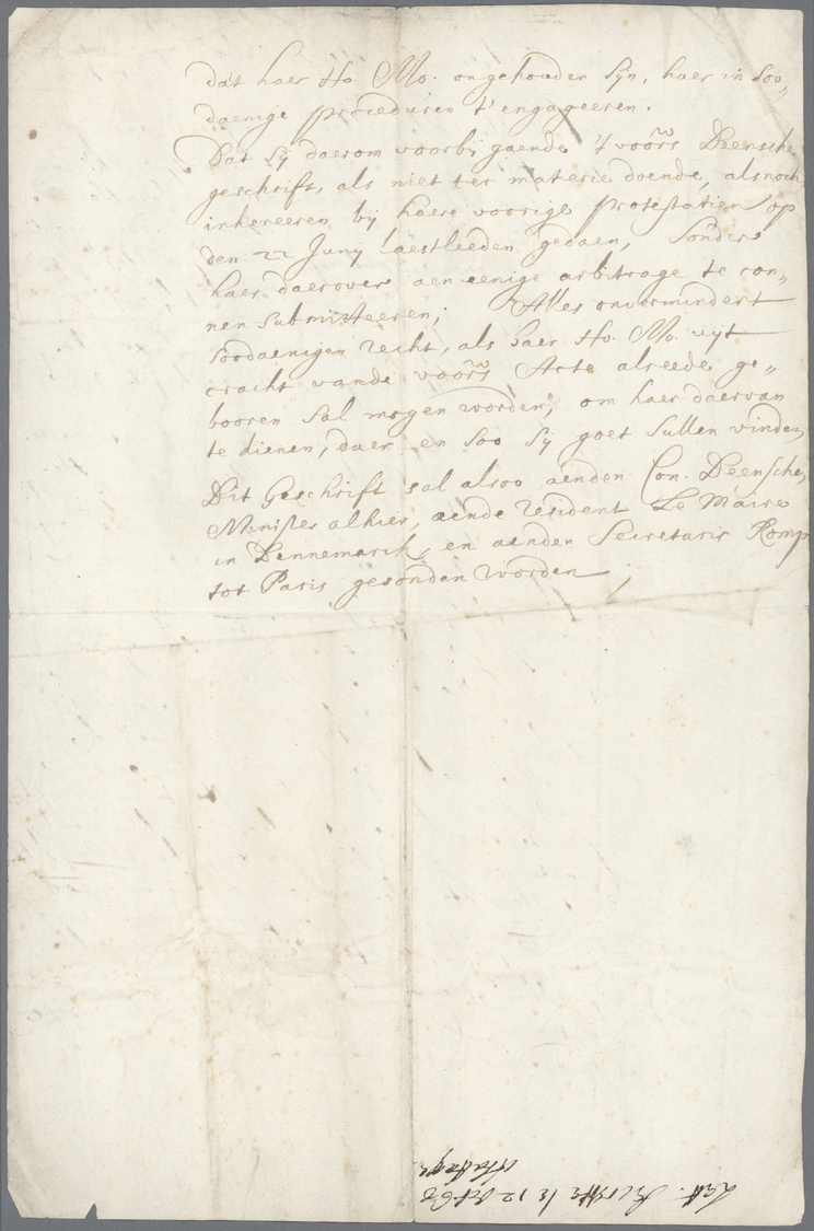 Br Niederlande - Besonderheiten: 1861, Zwei Briefinhalte, Zusammen Acht Seiten, überschieben "Lettre Secrete (geh - Other & Unclassified