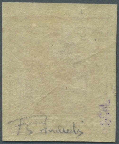 ** Österreich: 1850/54: 3 Kreuzer Karminrot, Handpapier Type III A, Ungebraucht. Laut Dr. Ferchenbauer: "Die Mark - Unused Stamps