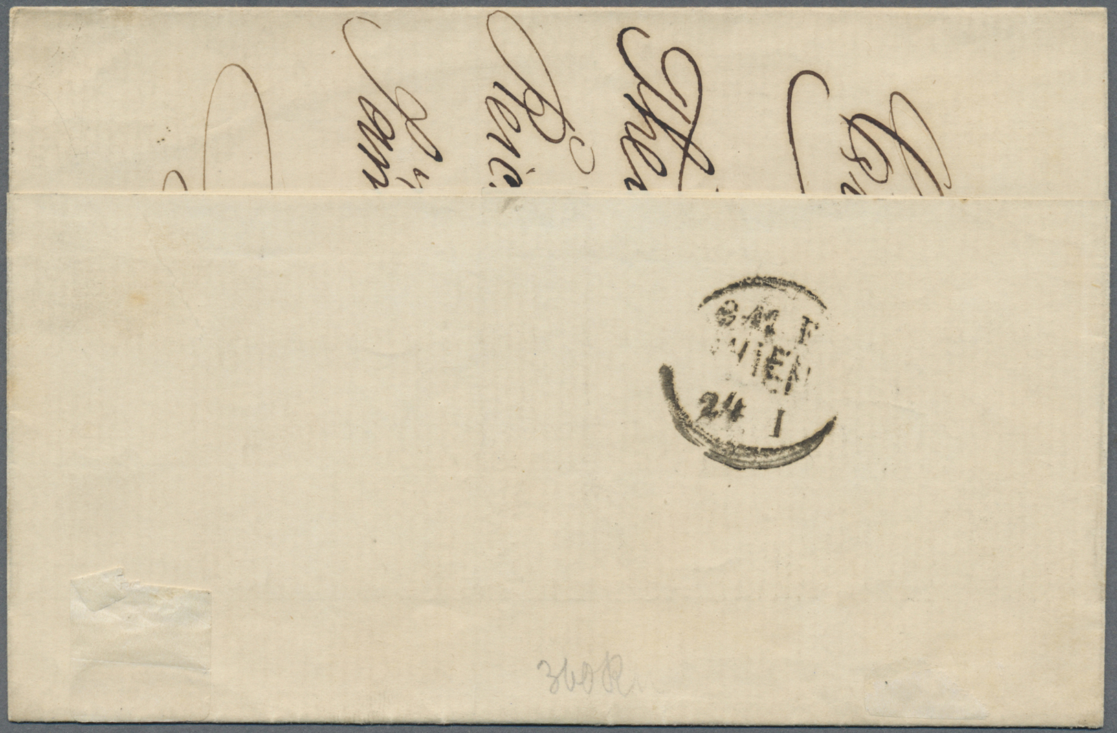 Br Österreich: 1854, 2 Kr. Gelb, Maschinenpapier, Allseits Breitrandig Mit EKr. "REICHENBERG 22.1.(58)" Als Porto - Unused Stamps