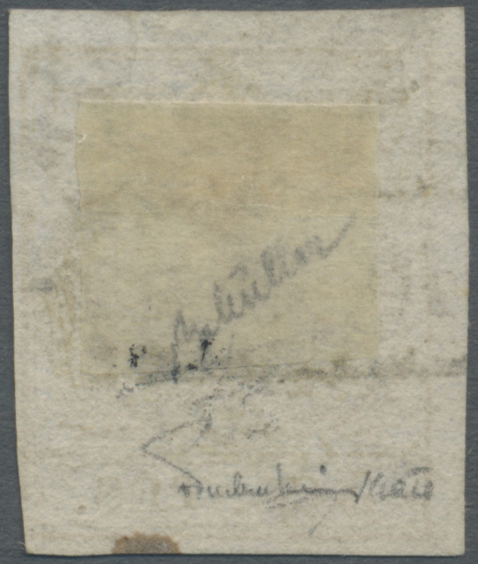 O Österreich - Lombardei Und Venetien: 1850: 5 C. Hellgrünlichgelb, Erstdruck Mit Attest Matl "Nach Meinem Dafür - Lombardo-Vénétie