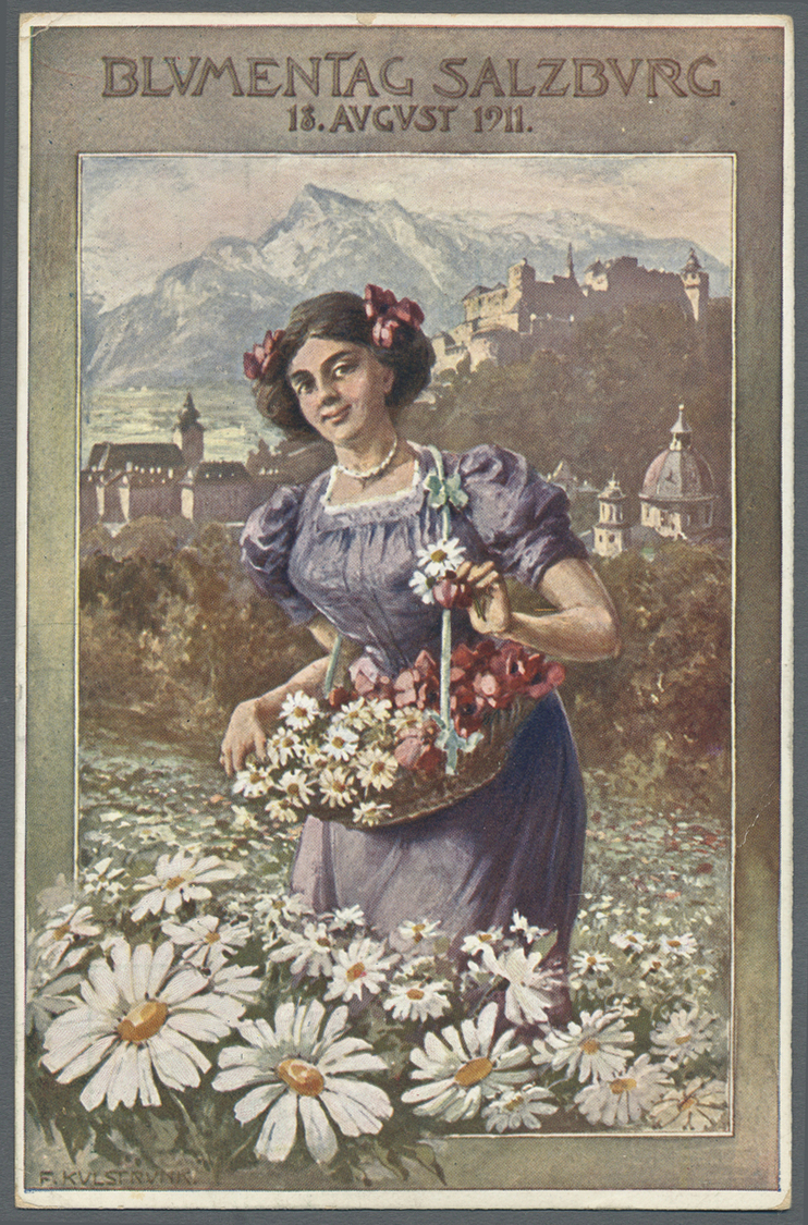 GA Österreich - Privatganzsachen: 1909/1911, Drei Verschied. Bildpostkarten Mit Wertstempel Franz-Joseph 5 Heller - Autres & Non Classés