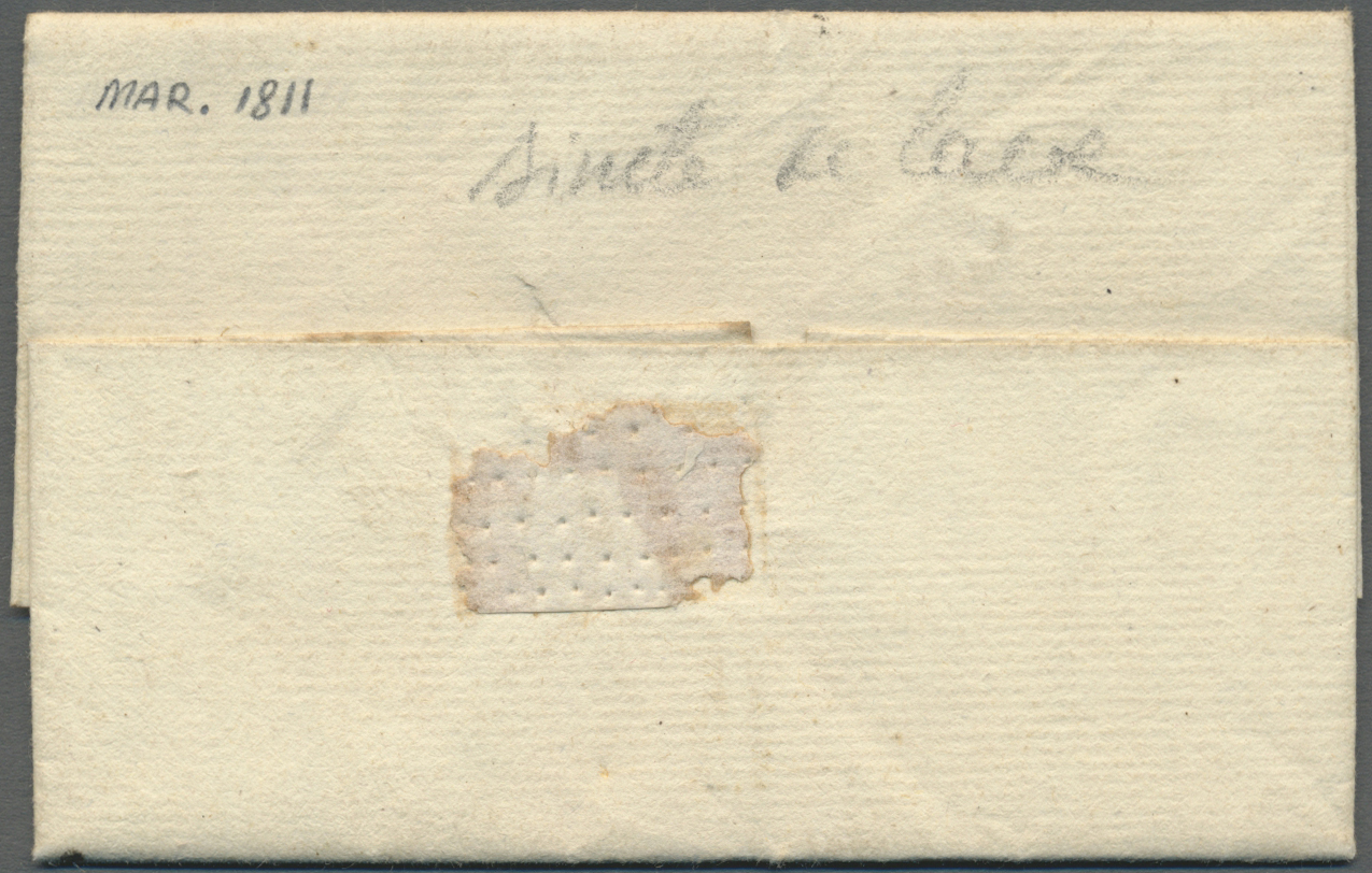 Br Portugal - Vorphilatelie: "GUIMARAENS" (1811 March) And Tax-canc. "20" On Complete Entire Letter Sent To Porto - ...-1853 Préphilatélie