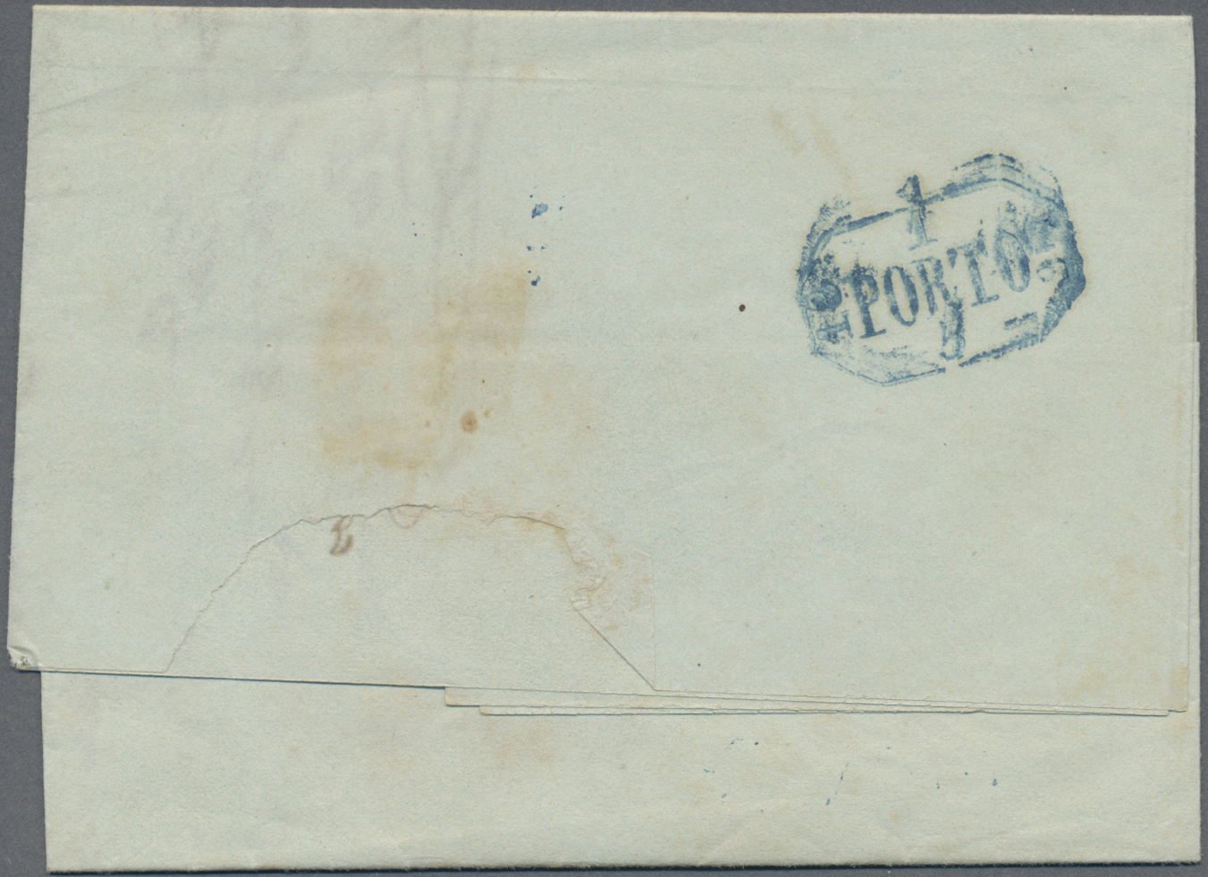 Br Portugal - Vorphilatelie: 1846. Pre-stamp Envelope Written From 'Vianna Do Minho' Dated '30th Avril 1846' Addr - ...-1853 Préphilatélie