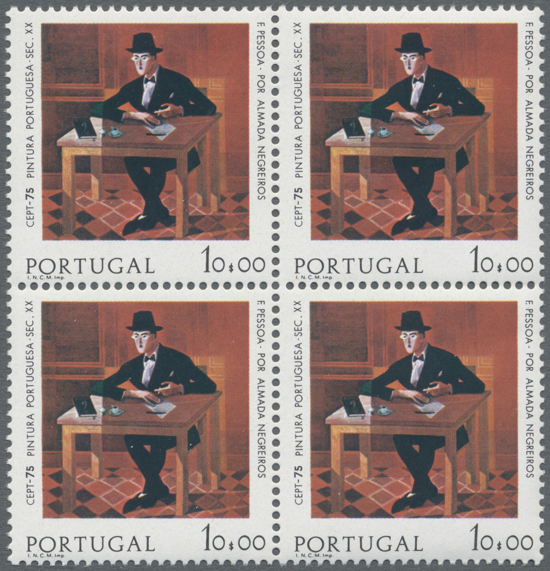 ** Portugal: 1975, Europa, 16 Sets Incl. 1,50 E In Both Types, MNH (Mi. 1760,- €) - Lettres & Documents