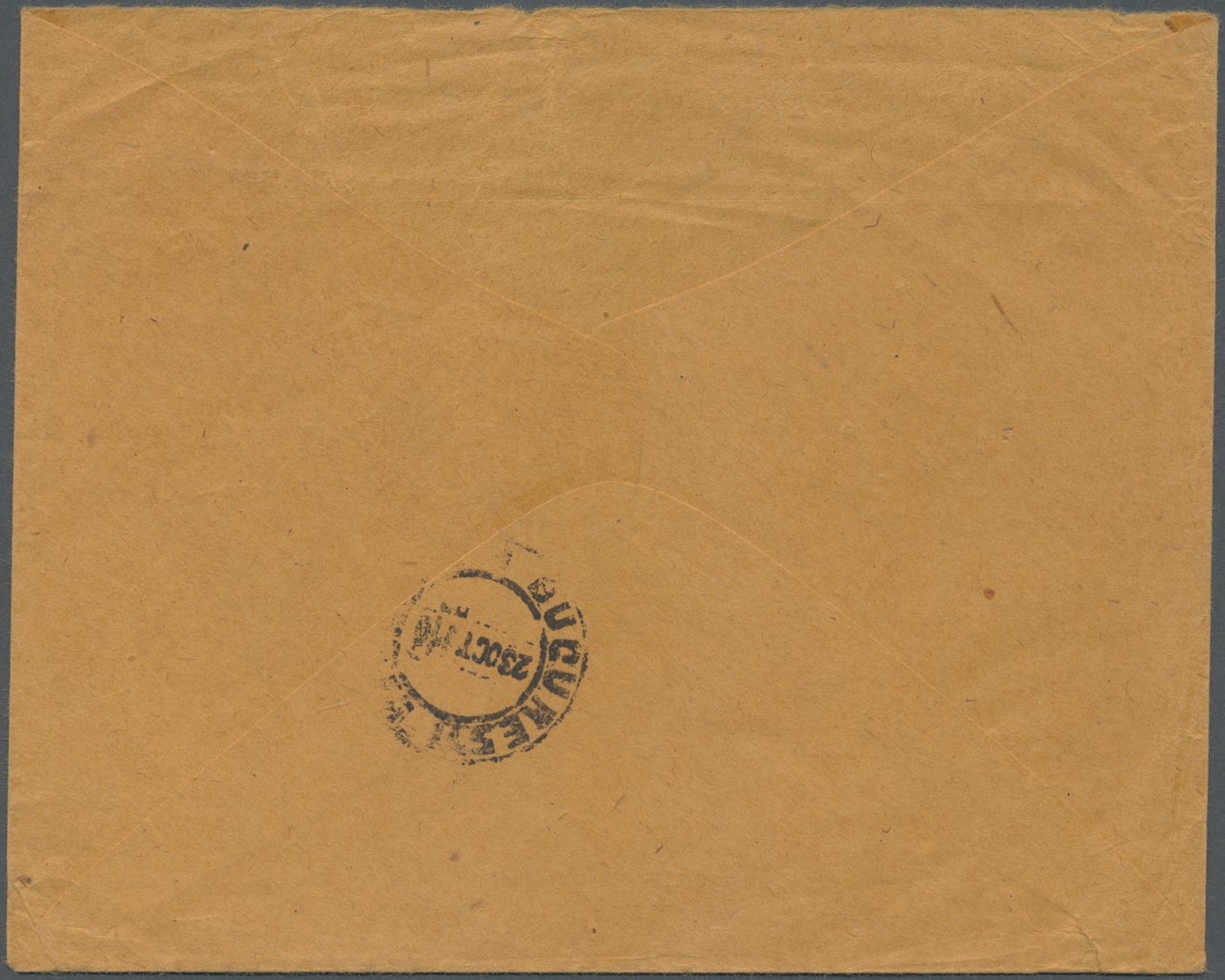 Br Rumänien: 1916. Official Envelope (flap Missing) Addressed To 'The Bureau De Poste, France' Headed 'Administra - Lettres & Documents