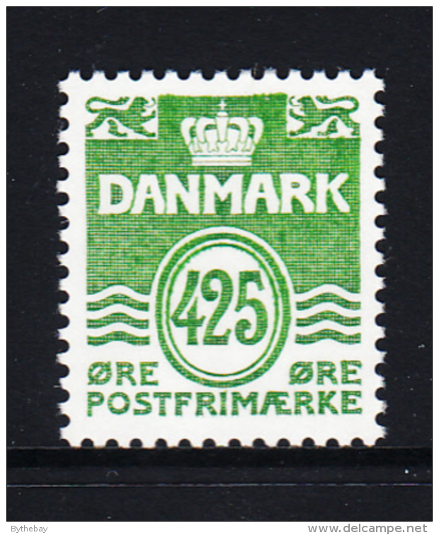 Denmark MNH Scott #1116 425o Wavy Lines, Green - Neufs