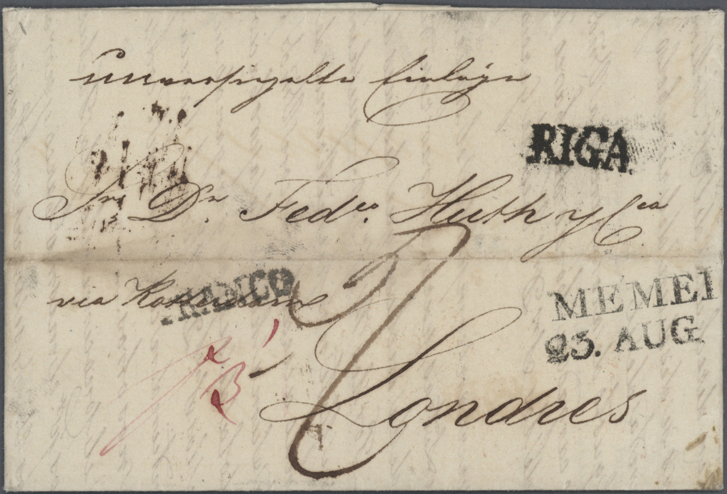 Br Russland - Vorphilatelie: 1818/56, Covers (5): 1796 Moscow Used Inland, 1818 Two Line Kerch (Crimea) To Odessa - ...-1857 Prephilately