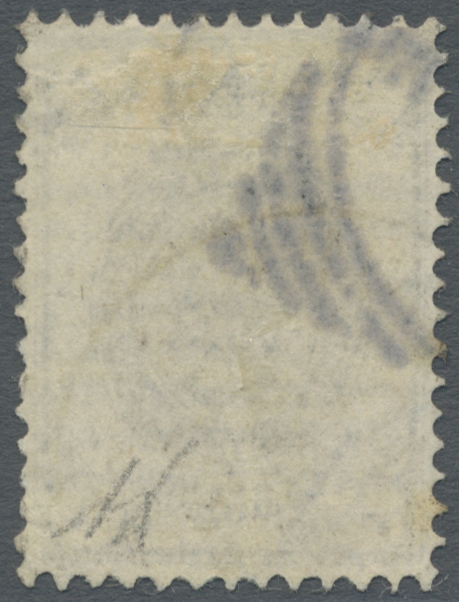 O Russland: 1884, 7kop. Blue With Inverted Burelage, Used Copy, Mi. 2.000,- € (undercatalogued) 1884, Freimarke - Neufs