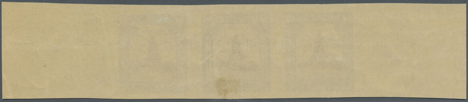 ** Russland - Semstwo (Zemstvo): POLTAVA 1909: 2k. Grey-brown & Blue, Laterally Marginal Strip Of Three, Imperfor - Zemstvos