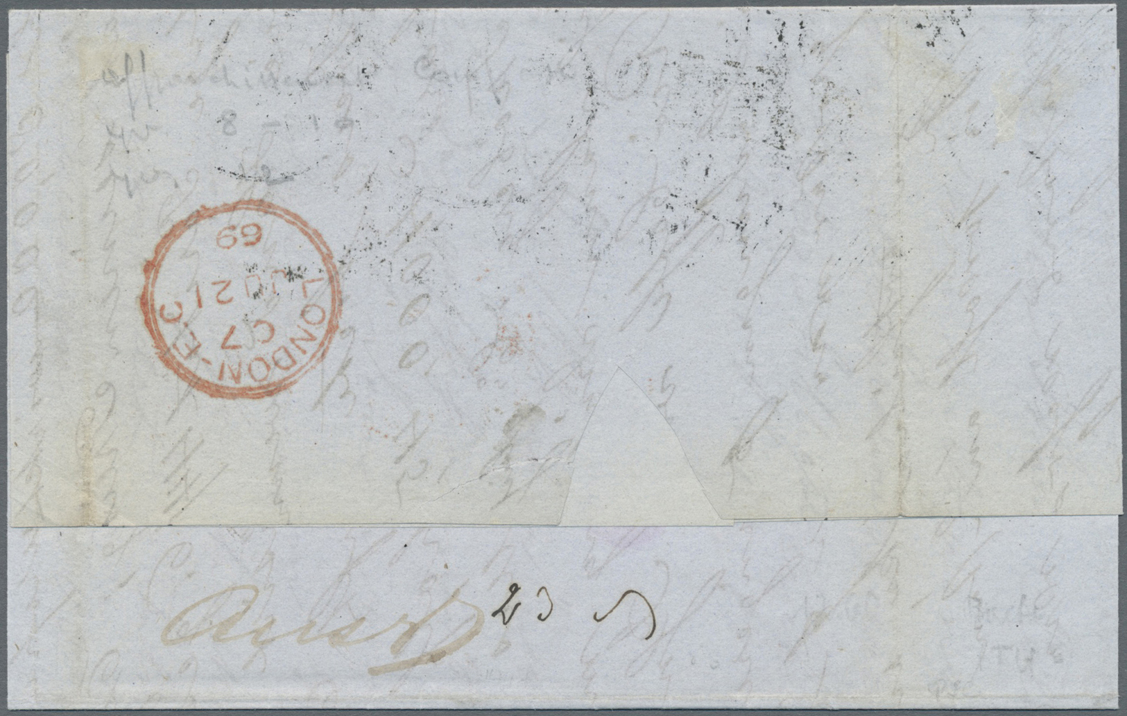 Br Schweden: 1869, 12 ö. Blue, 30 ö. Brown And 3 ö. Brown, Fresh Colours And Well Perforated, On Cover From "Stoc - Unused Stamps