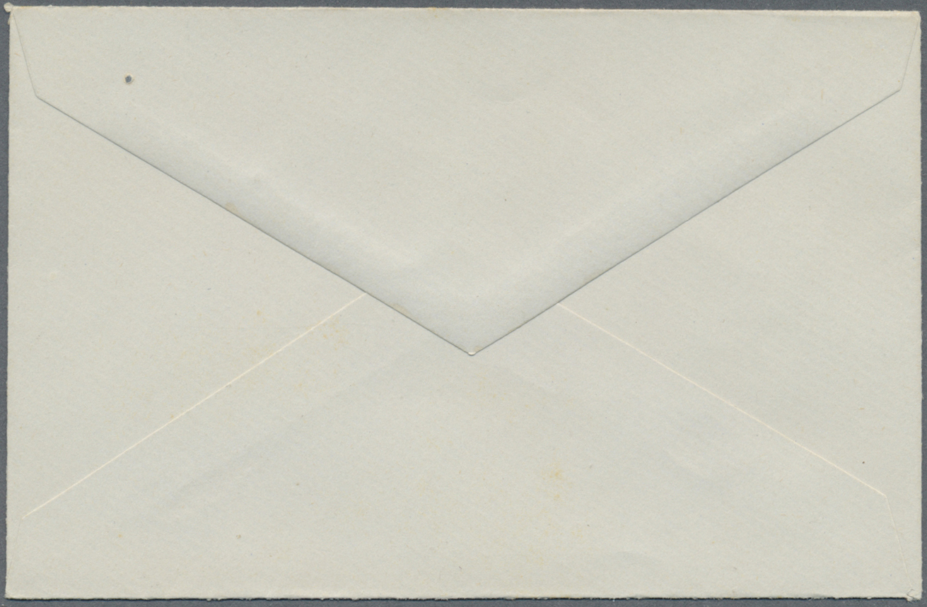 GA Schweden - Ganzsachen: 1890, 5 (FEM) ö. Postal Stationery Envelope With Watermark 1 Y And Additional Franking - Entiers Postaux