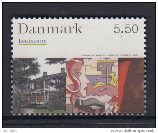 Denmark MNH Scott #1408 5.50k Louisiana Museum Of Art, Humlebaek 50th Anniversary - Neufs