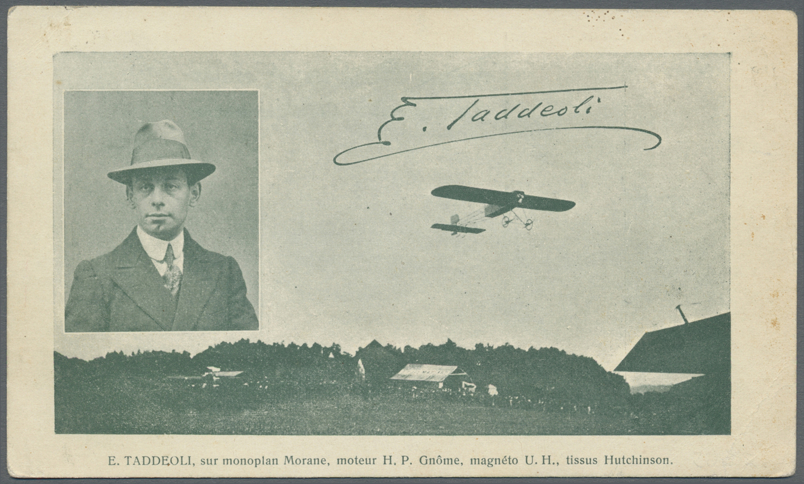 Schweiz - Halbamtliche Flugmarken: 1913, Sitten-Siders, 80 C. Karminrot Auf Gestrichenem Papier (vs. Repariert - Gebraucht