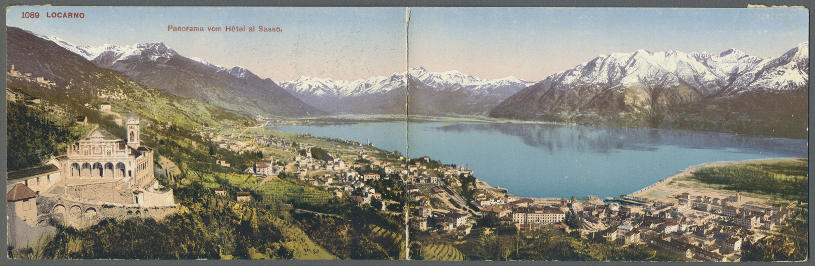 Schweiz - Hotelpost: 1909 Doppelkarte "Hôtel Und Pension Al Sasso Orselina" In Locarno Mit Doppelseitiger, Far - Autres & Non Classés