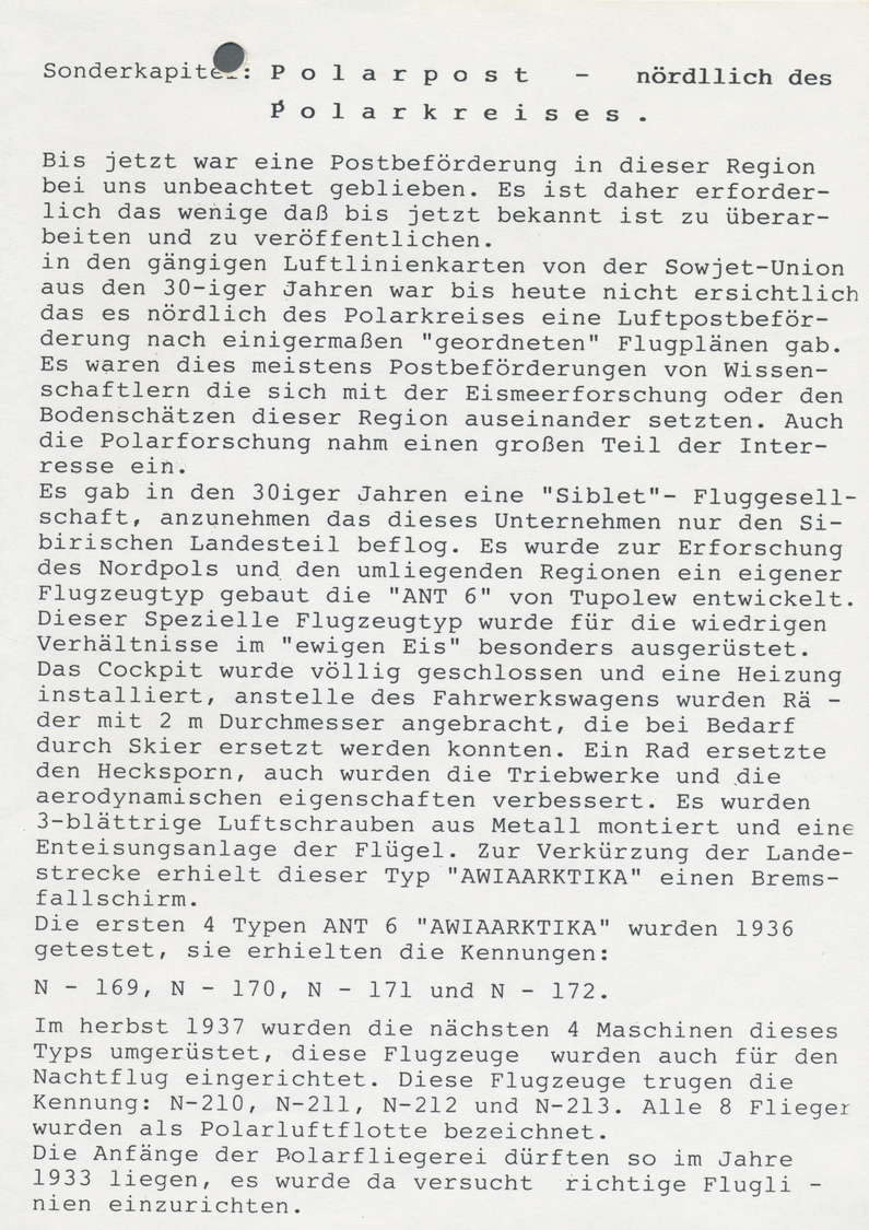Br Sowjetunion: 1935 (27.09), LUFTPOST Von X A T A N G A B. Wegen Fehlender R-Zettel Handschriftlich Registriert. - Covers & Documents