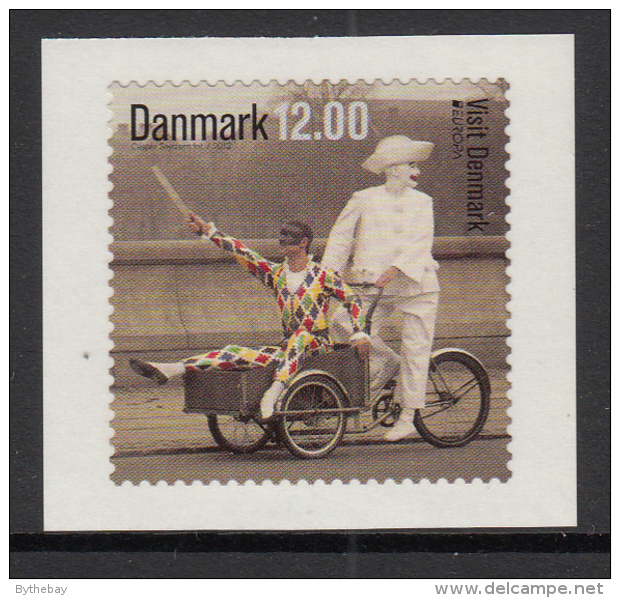 Denmark MNH Scott #1586 12k Harlequin, Mime On Tricycle Visit Denmark - EUROPA - Nuovi