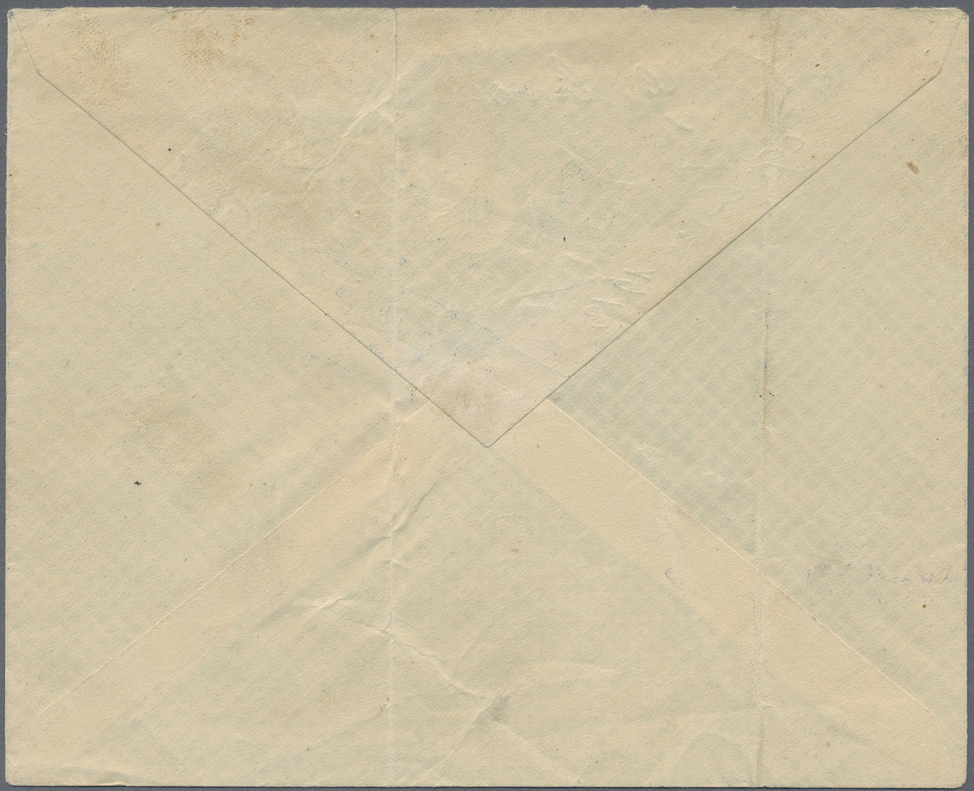 Br Thrakien - Griechisches Besetzungsgebiet: 1914. Envelope (folds And Tears) Written From The 'Deutsche Orient B - Thrace