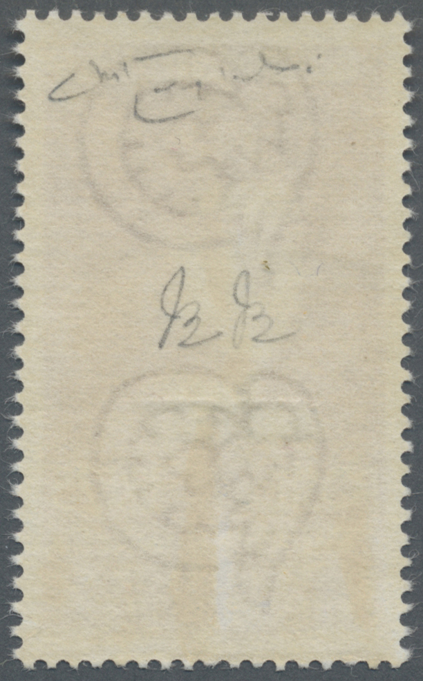 ** Triest - Zone A: 1953, 25l. Antonello, Showing Variety "triple Overprint", Unmounted Mint, Signed And Certific - Neufs