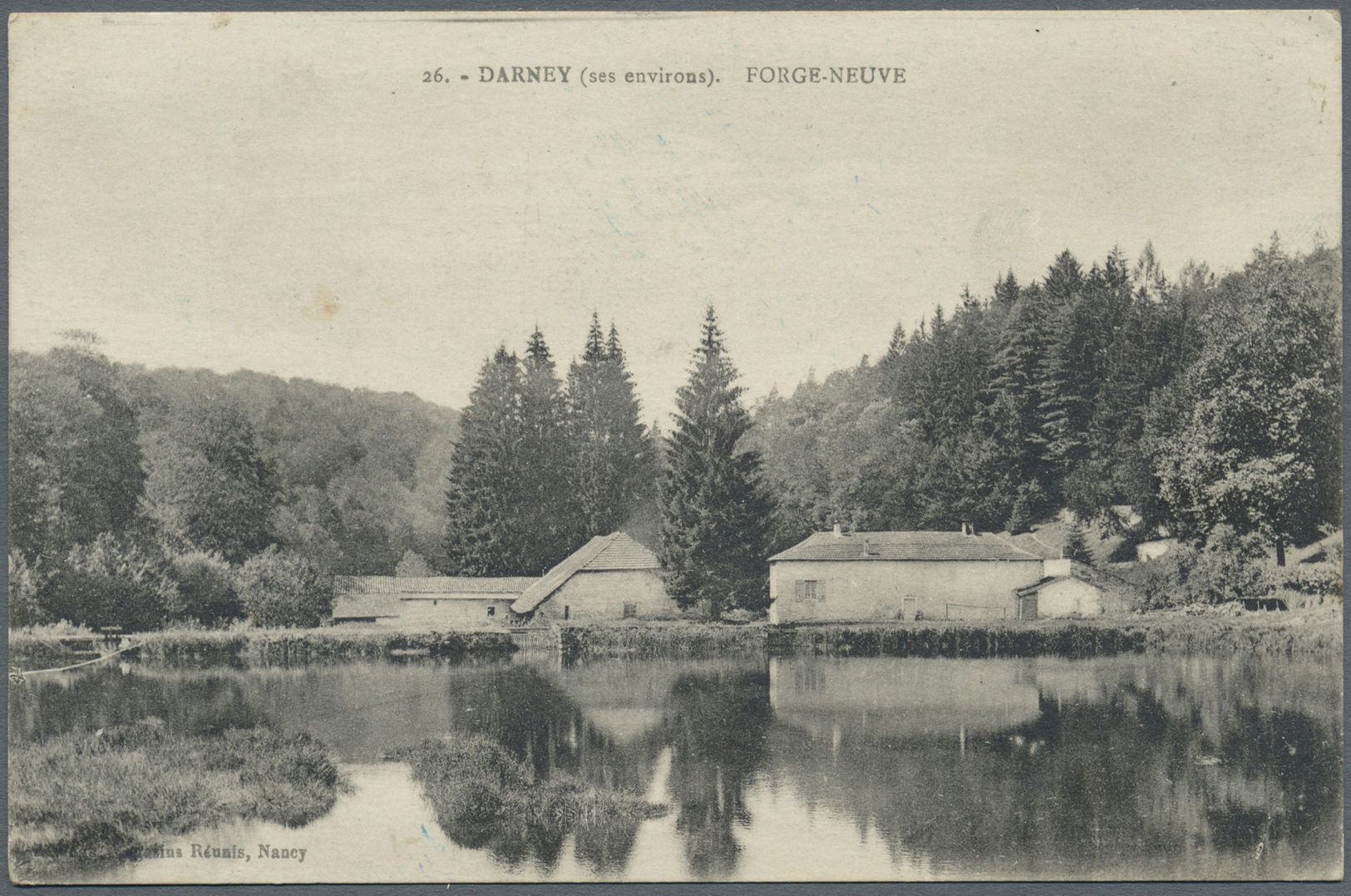 Br Tschechoslowakei - Besonderheiten: 1919 (ca). Stampless Picture Post Card Front 'Darney, Vosges' Addressed To - Other & Unclassified