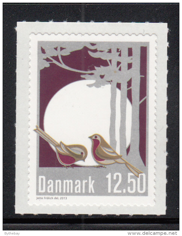 Denmark MNH Scott #1660 12.50k Robins - Christmas - Ongebruikt