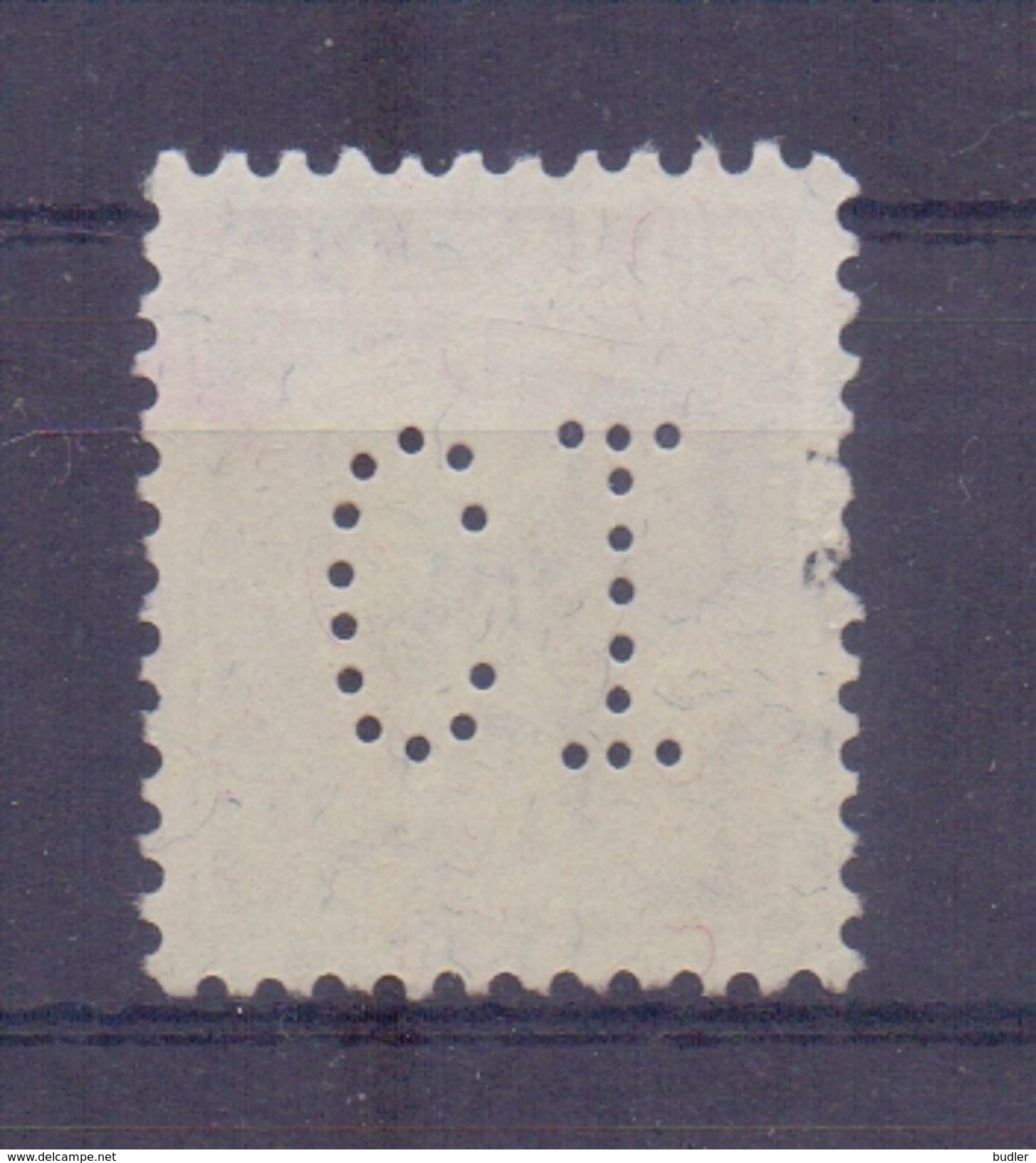 HELVETIA/SWITZERLAND :1910: PERFIN:Y.134 Gestempeld Met Perforatie/oblitéré Avec Perforation ## C I ## - Perforadas