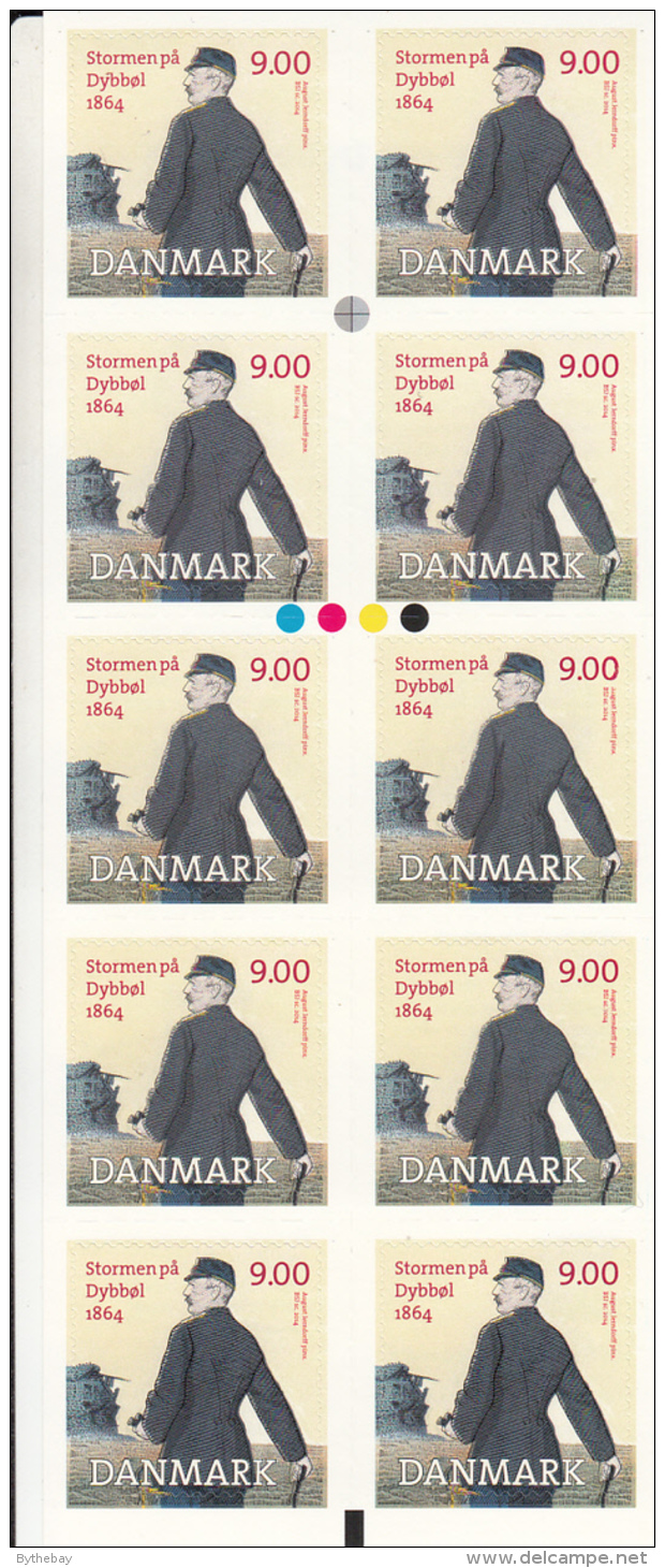 Denmark MNH 2014 Booklet Of 10 9k Siege Of Dybbol - Ongebruikt