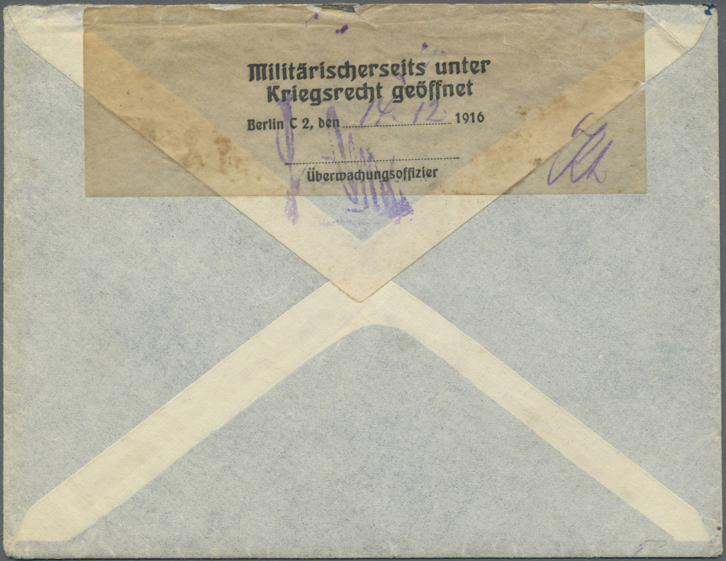 Br Türkei - Militär-Feldpost: 1916/1918, 6 Feldpost-Belege Mit Truppenstempel Von Verschiedenen Sanitätseinrichtu - Other & Unclassified