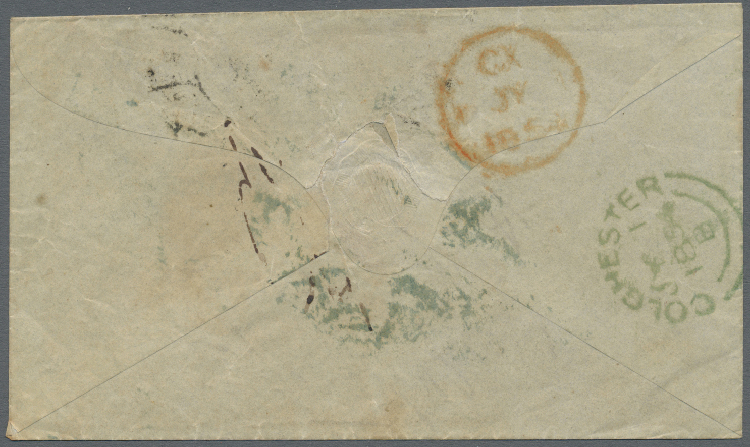 Br Türkei - Besonderheiten: 1854, Military Post, Envelope From Varna "19 Jun 1854" Via CONSTANTINOPLE 20 JUN With - Autres & Non Classés