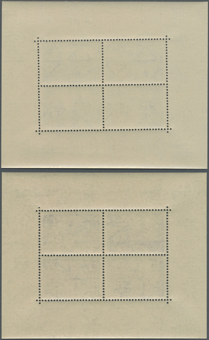 ** Ungarn: 1947, 8 F To 70 F Roosevelt In Eight Tete-beche Blocks (each Two Pairs) - Lettres & Documents