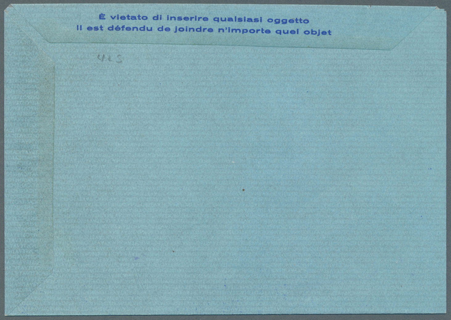 GA Vatikan - Ganzsachen: 1951, Aerogramme Of The Vatican L. 80 "AEROGRAMMA" Brown, Unused. Unlisted Variety: Shif - Entiers Postaux