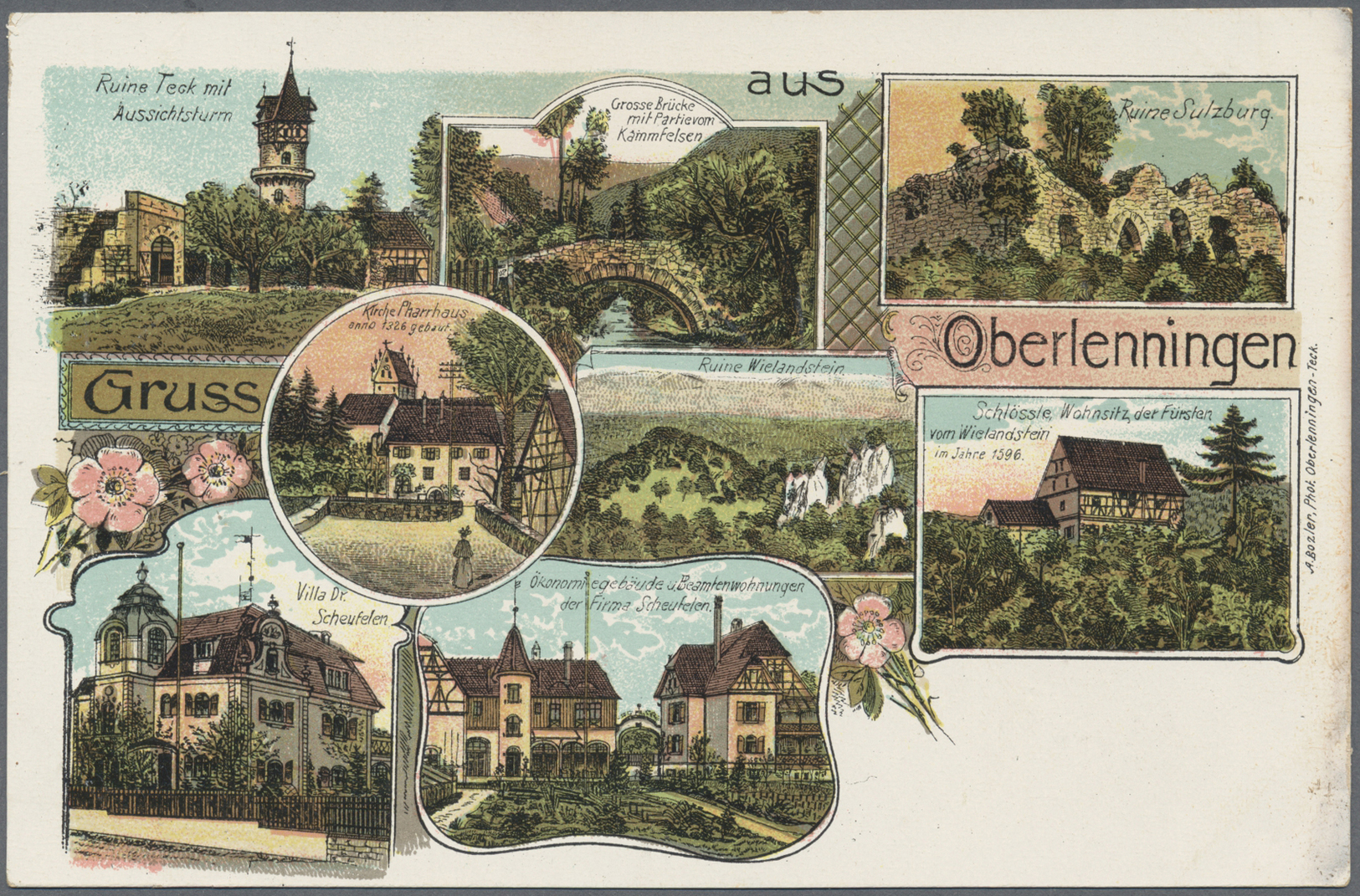 Ansichtskarten: Baden-Württemberg: ESSLINGEN, GÖPPINGEN Und KIRCHHEIM Jeweils Mit Umgebung (alte PLZ - Altri & Non Classificati