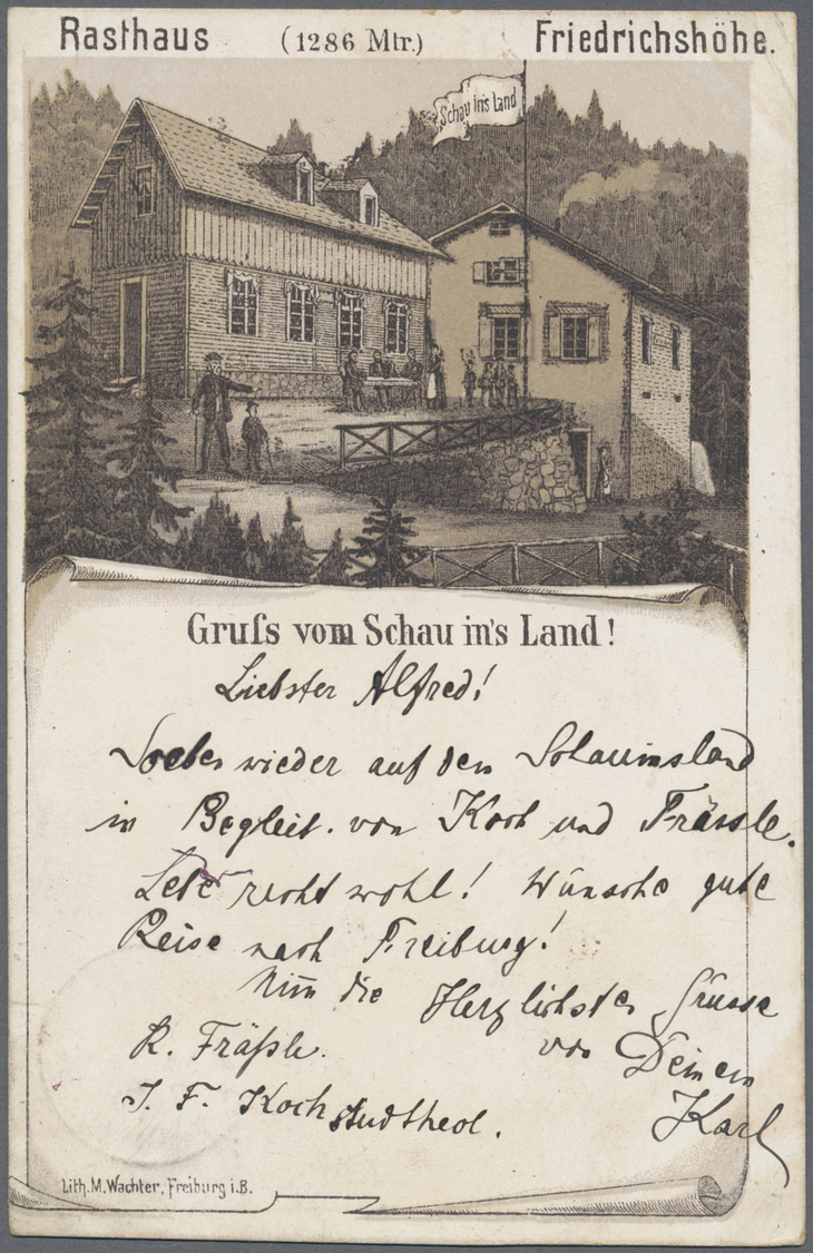 Ansichtskarten: Baden-Württemberg: FREIBURG, TITISEE, EMMENDINGEN Und MÜLLHEIM Jeweils Mit Umgebung - Altri & Non Classificati