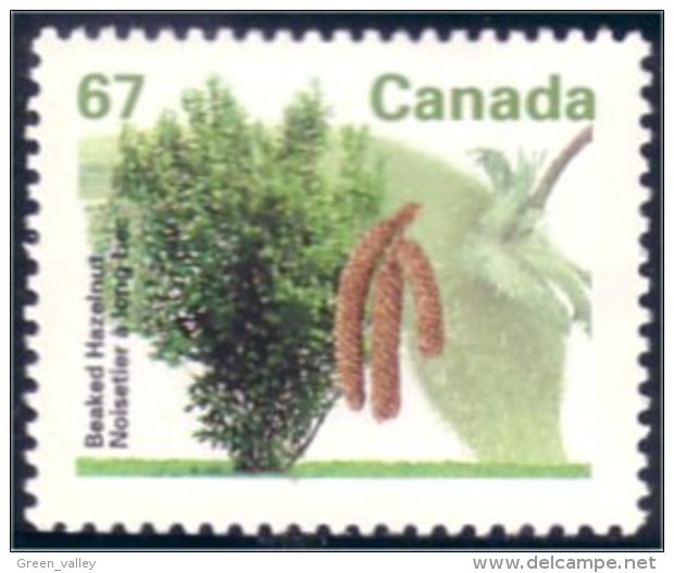 Canada Noisetier Long-bec Beaked Hazelnut MNH ** Neuf SC (C13-68b) - Bäume