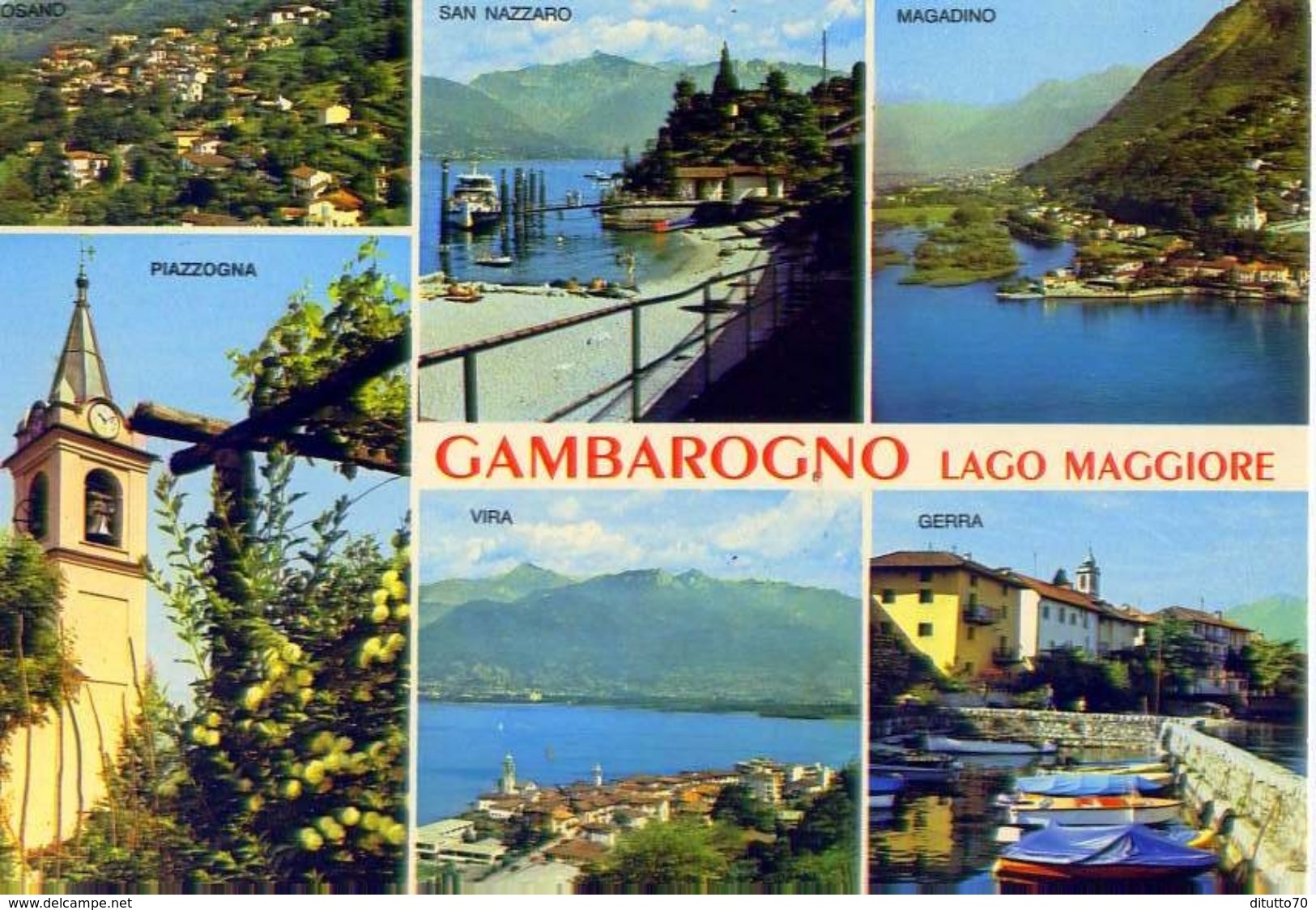 Gambarogno - Lago Maggiore - 18059 - Formato Grande Viaggiata – E 2 - Arogno