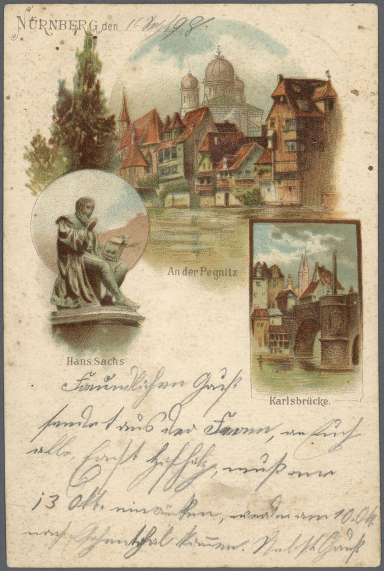 Ansichtskarten: Bayern: NÜRNBERG (alte PLZ 8500), ein attraktiver Posten mit gut 640 nur besseren An
