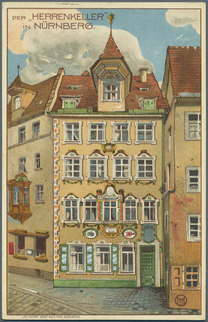 Ansichtskarten: Bayern: NÜRNBERG Stadt (alte PLZ 8500), ein werthaltiger Bestand an über 1800 Vorkri