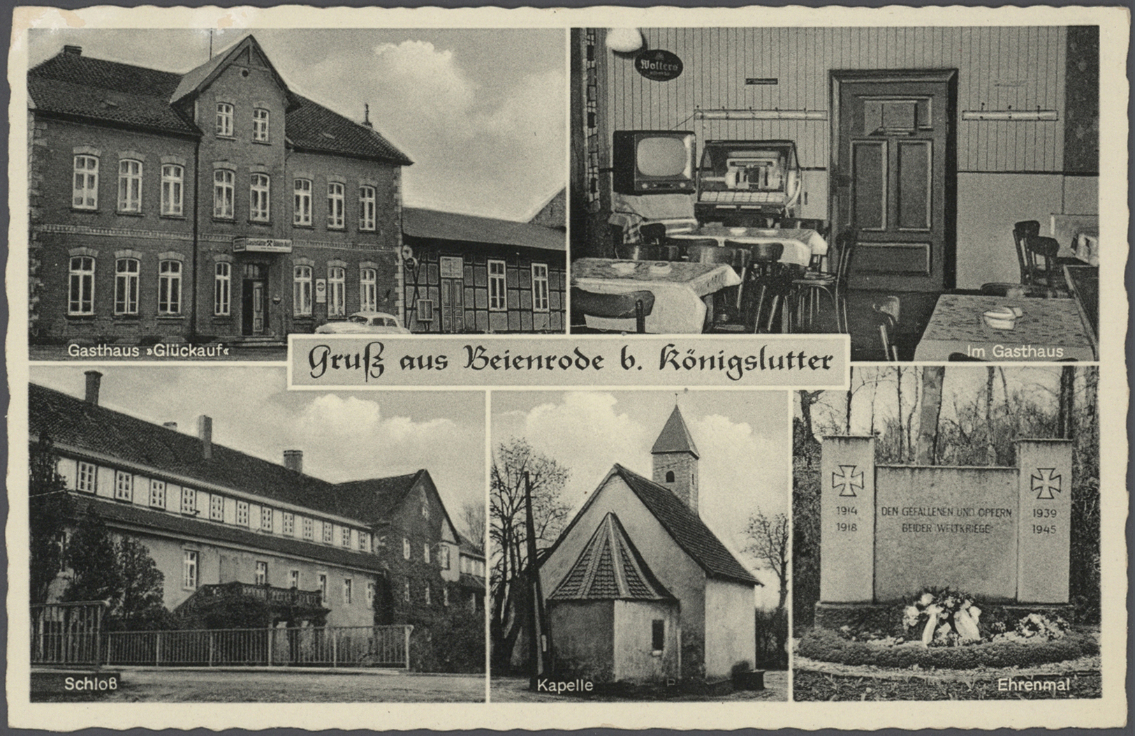 Ansichtskarten: Niedersachsen: HARZ und Vorland - nördlicher Bereich (alte PLZ 333 - 337), Kiste mit