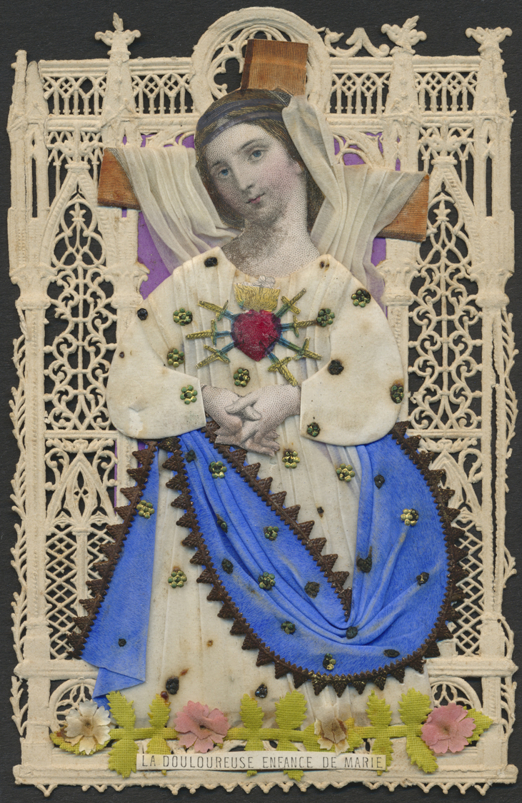 Heiligen- und Andachtsbildchen: Sammlung mit rund 280 Exemplaren Heilige Kommunion, dabei Stücke mit