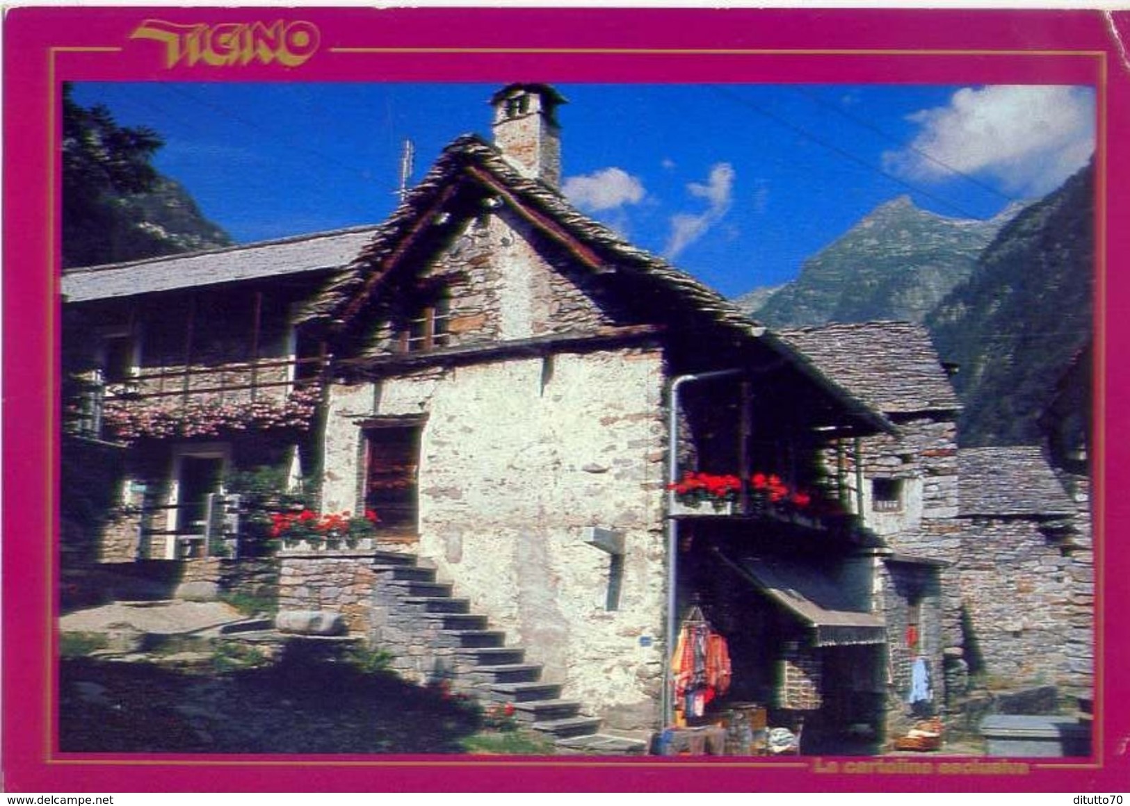 Sonogno - Valle Verzasca - Ticino - Formato Grande Viaggiata – E 2 - Sonogno