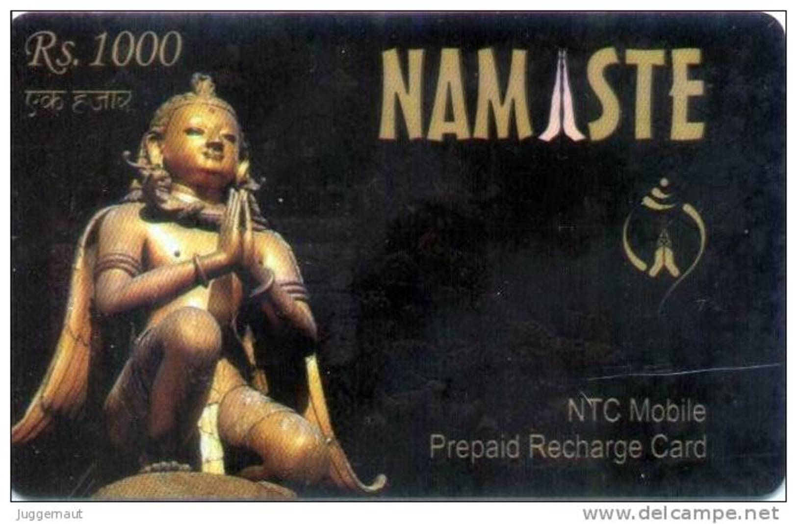 GSM MOBILE PHONE PREPAID RECHARGE CARD USED NEPAL TELECOM 2007 NEPAL - Nepal