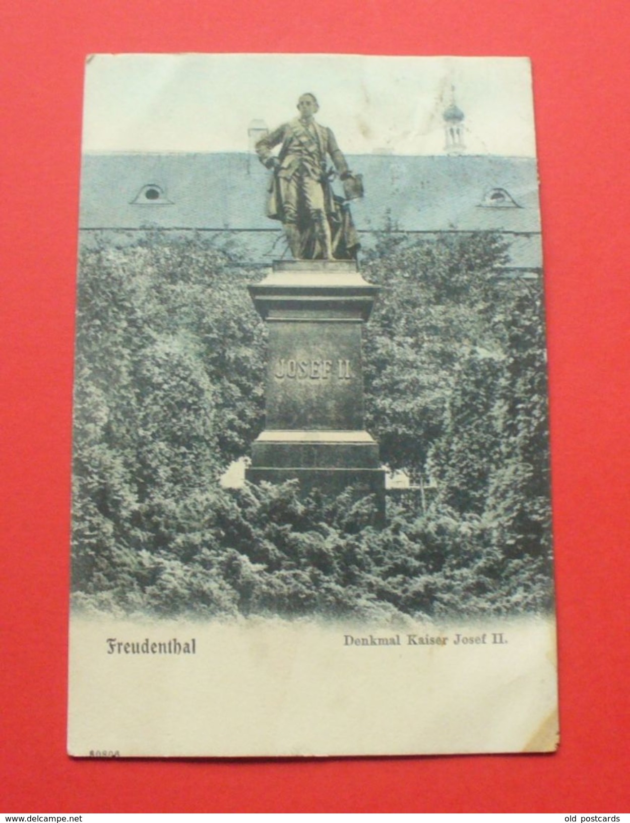 Bruntal (Freudenthal) - 1913 - Czech Rep. --- Denkmal Kaiser Josef II , Tschechien Tchéquie Czechia --- 108 - Tschechische Republik
