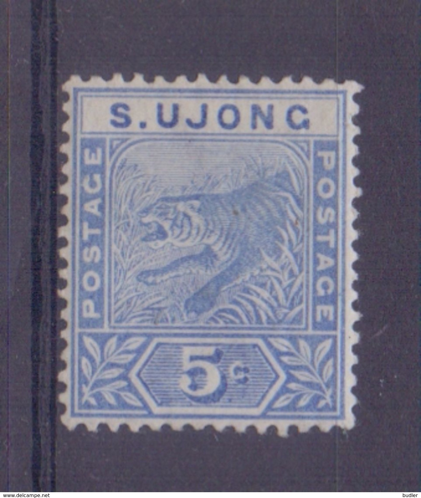 SUNGEI UJONG :1897: Y.13 Postfris Met Plakker/neuf Avec Charnière/mint With Traces Of Hinge : TIJGER,TIGRE,TIGER, - Negri Sembilan