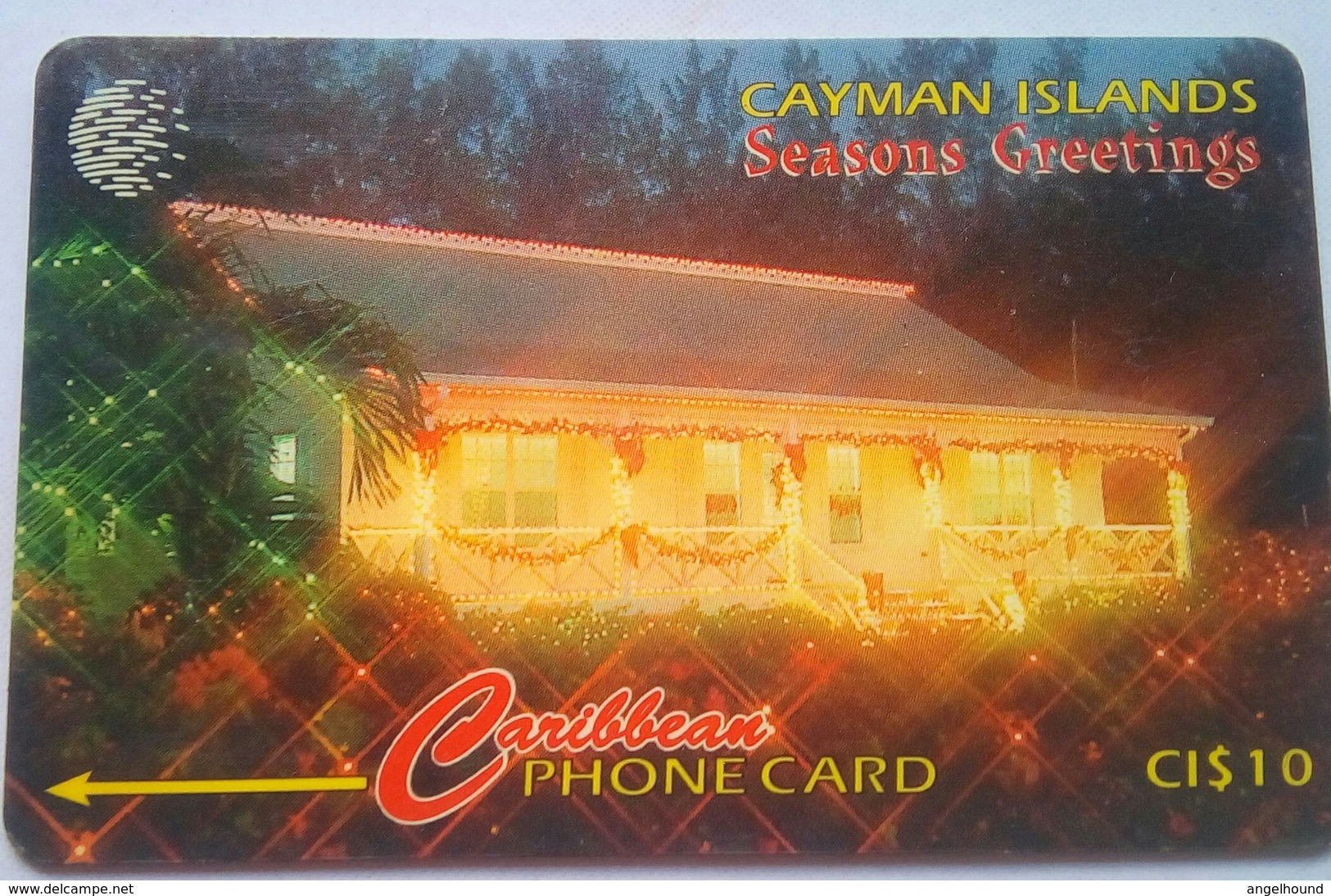 Cayman Islands 189CCIA Seasons Greetings CI$10 - Islas Caimán