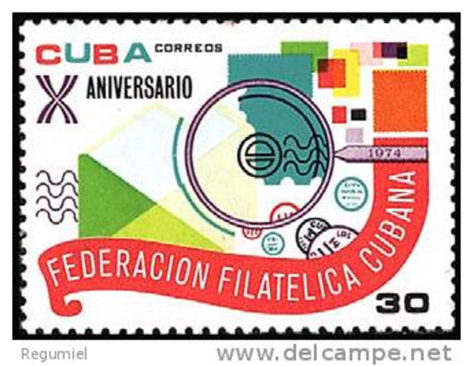 Cuba 1814 ** Filatelia. 1974 - Neufs