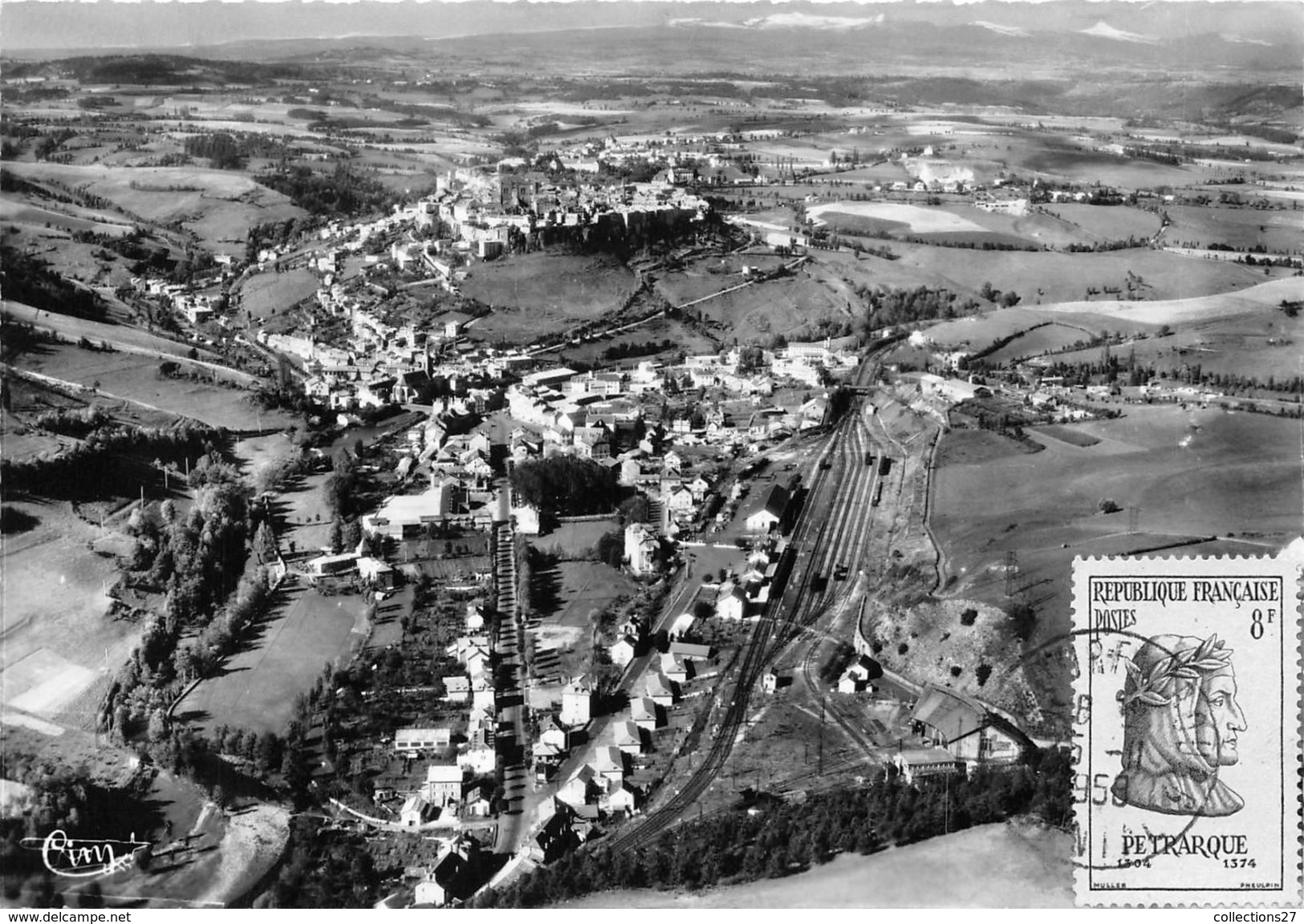 15-SAINT-FLOUR- VUE PANORAMIQUE AERIENNE - Saint Flour