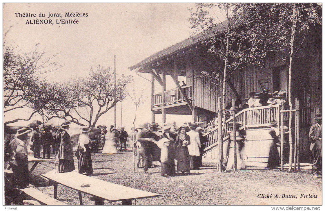 Mézières : Théâtre Du Jorat - Aliénor, L'entrée - Carte Animée Oblitérée Le 18.IX.41 - Jorat-Mézières