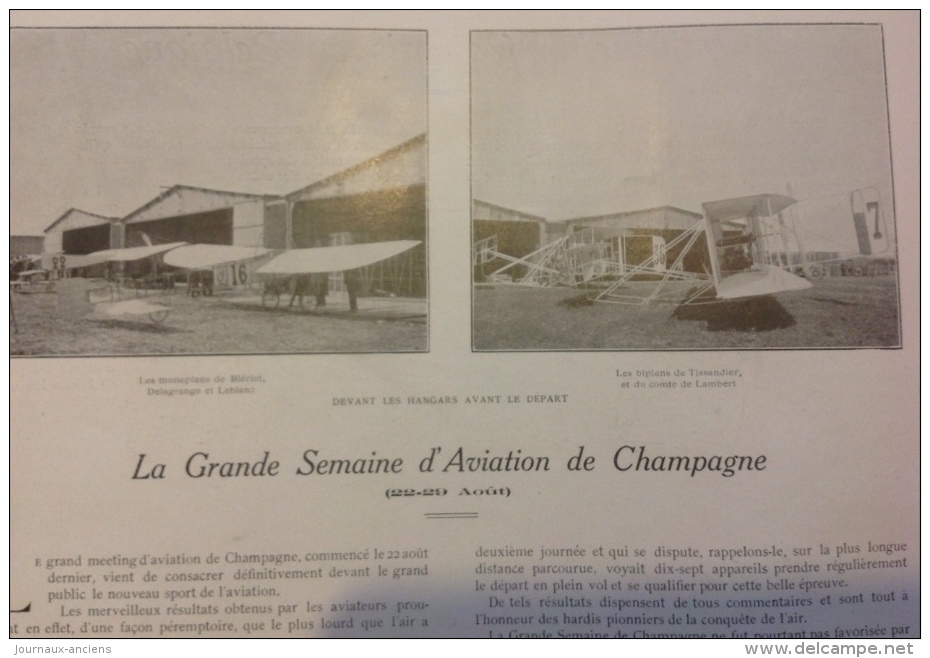 1909 AVIATION CHAMPAGNE BETHENY - VITTEL CONCOURS HIPPIQUE - LUNEVILLE - LION SUR MER - LES YACHTS FRANCAIS EN BELGIQUE - Autres & Non Classés